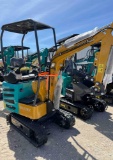 AGT MX12RX Mini Excavator Gas Powered - Pilot Control - Manual Thumb