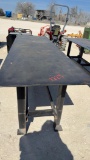 3' x 10' Metal Shop Table with 3/8