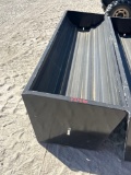 Metal Feed Trough Approx 2' x 7'
