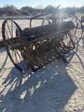 Antique Van Brunt Grain Drill Yard Art