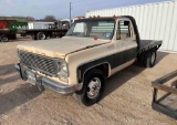 1978 Chevy 454 4 Speed VIN 20787 Has Rust Holes Title, $35 Fee