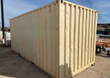 Used 20' Container has Doors on One End