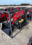 AGT YSRT14 Stand On Tracked Mini Skid Steer Gas Powered