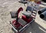 Electric Scooter With Aluminum Receiver Hitch Carrier