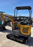 AGT MX20R Mini Excavator Gas Powered - Pilot Control - Manual Thumb