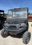 2010 Polaris 800 Crew Metal Top - Windshield Power Steering Shows 577 Hours Runs - Extra Tires and