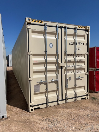 40' Hi Cube Container with 2 Sets of Double Doors ZXJU0283903