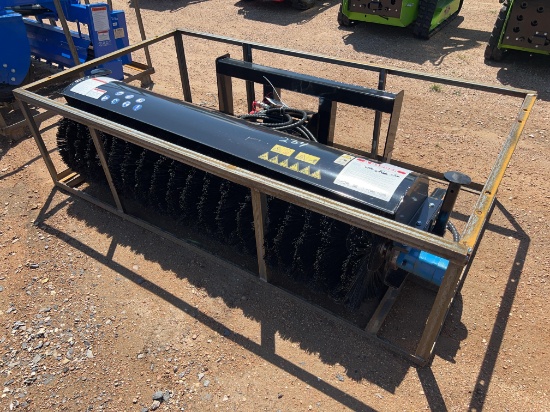 72" Skid Steer Angle Broom
