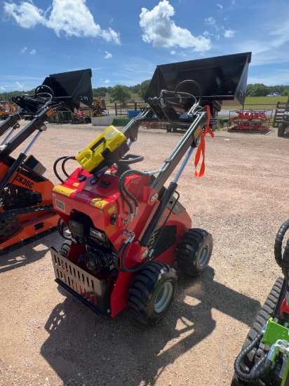 CK323TZ Stand On Skid Steer Loader on Tires Gas Powered