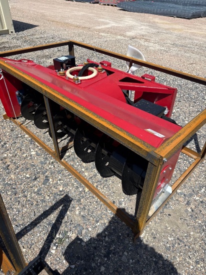Raytree 72" skid steer mount hyd. snow blower