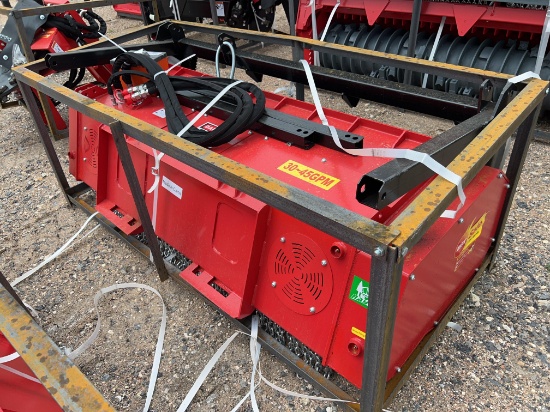 Skid Steer Drum Mulcher 72" Hi Flow