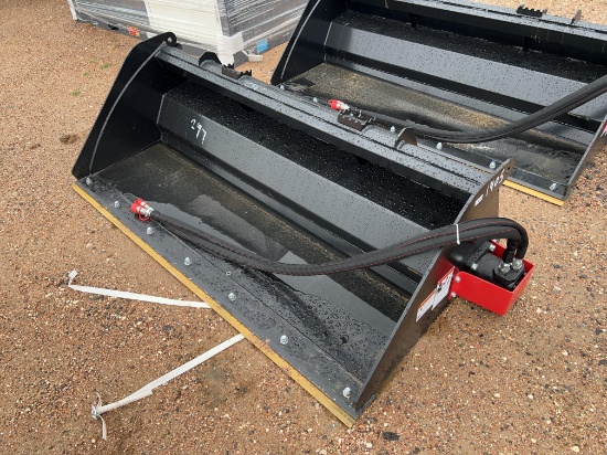 Skid Steer 72" Power Rake Bucket