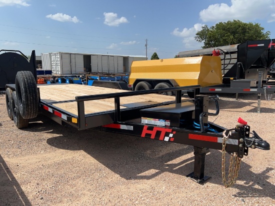 2026 HT Tilt Deck 83 x 20' with Gravity Tilt 16' Tilt 4' Stationary 2 x 7,000lb Axles - Spare VIN