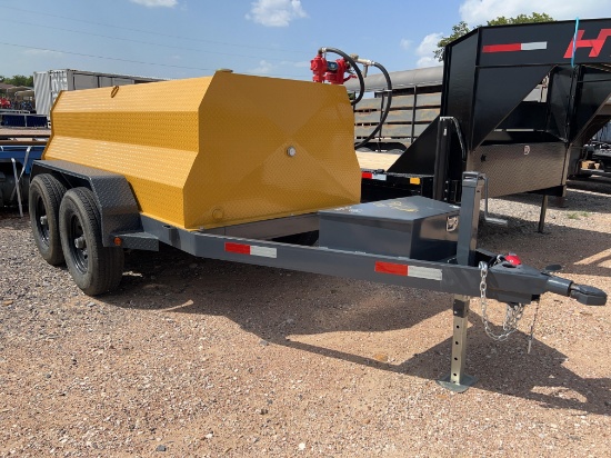 990 Gallon Fuel Trailer 2 Axle 20GPM Pump NO TITLE