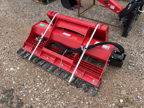Skid Steer 60" Power Rake Land Leveler