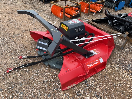 Skid Steer 60" Disc Mulcher Hi Flow