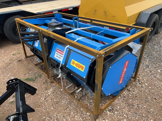 Skid Steer 72" Drum Mulcher Hi Flow