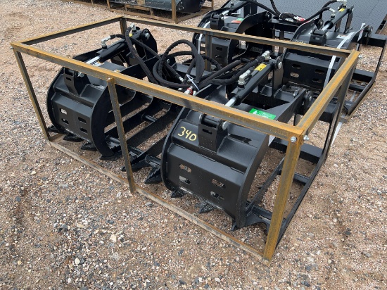 Skid Steer Brush Grapple 72"