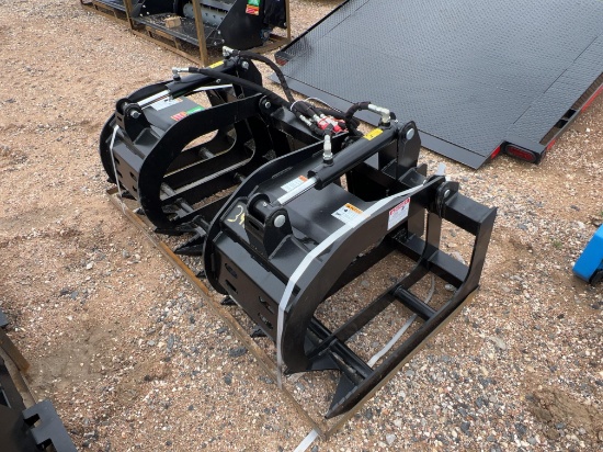 Skid Steer Brush Grapple 72"