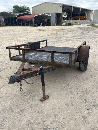 5' x 8' Two Wheel Utility Trailer - Poly Floor NO TITLE