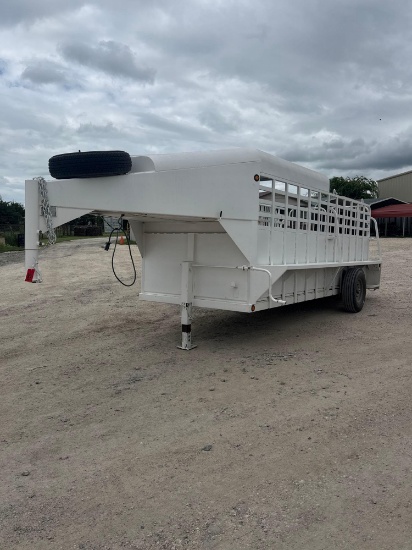 Big Bend 6' x 16' - 1/2 Top Catch Trailer Recent Paint - Good Tires - Brakes Rubber Mats Nice