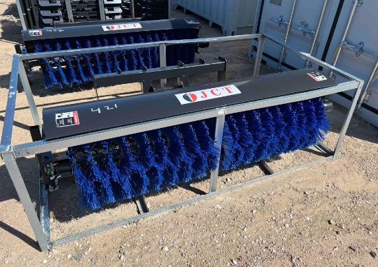 New JCT 72" Skid Steer Angle Broom