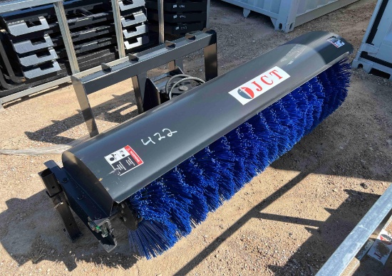 New JCT 72" Skid Steer Angle Broom