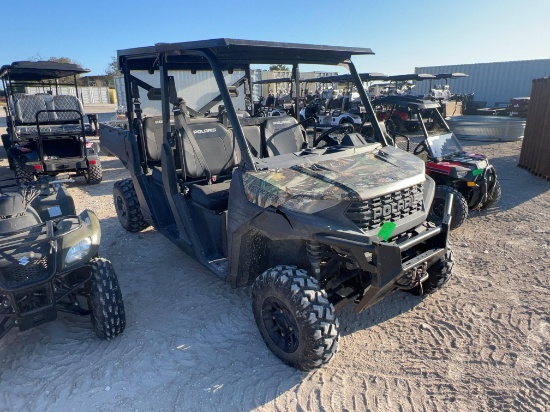 2022 Polaris 1000 Crew Metal Top - Winch P173675-1 415 Hours Runs Title, $35 Fee SLOW TITLE