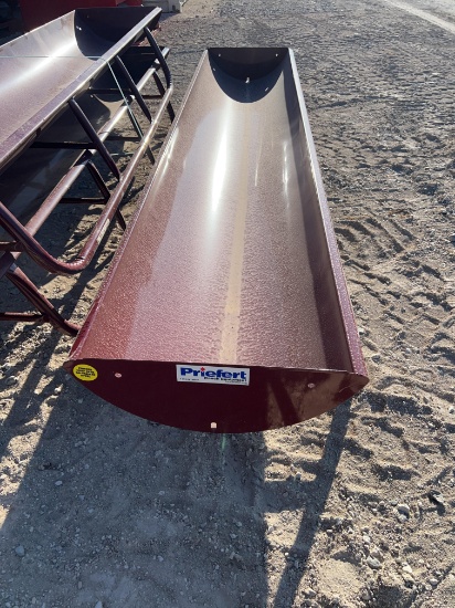 Unused Priefert 10' Metal Feed Trough SOLD ONE PER LOT