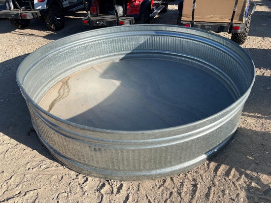 8' Galavanized Water Trough