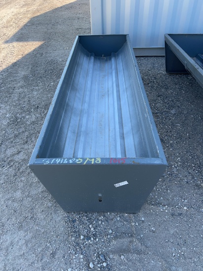 7' Metal Feed Trough SOLD ONE PER LOT
