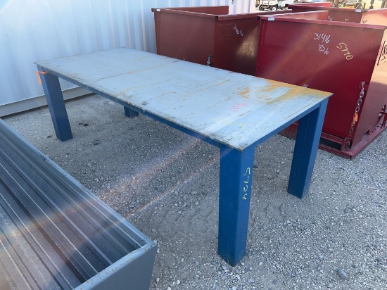 40'' x 8' Heavy Metal Shop Table
