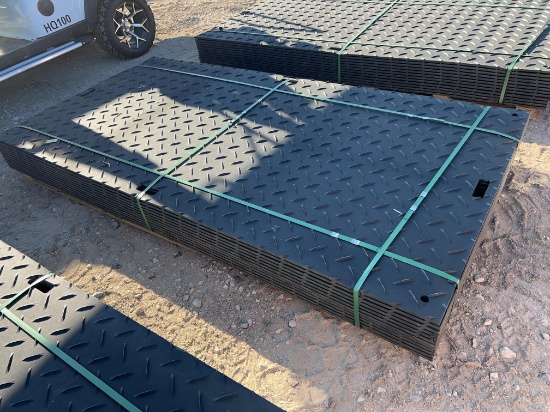 12 Ground Protection Mats 4' x 8' SOLD BY THE MAT 12 TIMES THE MONEY MUST TAKE ALL