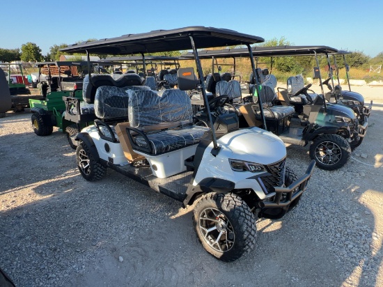 Unused GC42S 6 Seat Golf Cart 60 Volt 3.5 KW AC Motor White