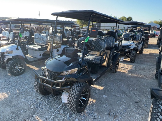 Unused GC42S 6 Seat Golf Cart 60 Volt 3.5 KW AC Motor Black
