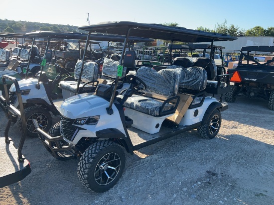 Unused GC42S 6 Seat Golf Cart 60 Volt 3.5 KW AC Motor White