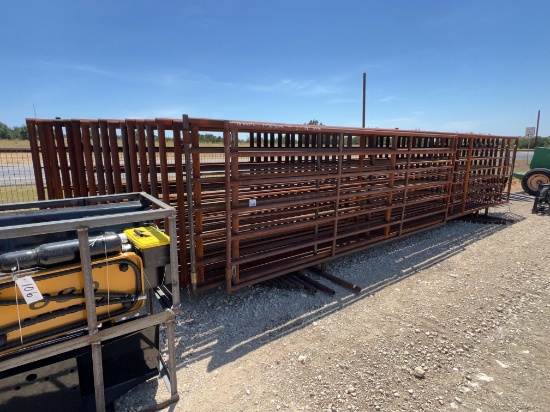 18 - 24' Free Standing Cattle Panel One Panel has 14' Gate One One Panel has 10' Gate SOLD BY THE