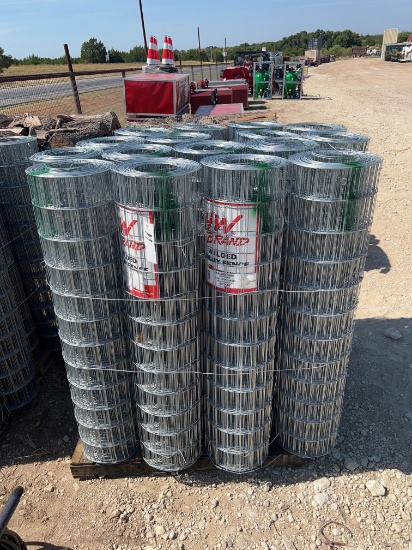 16 Rolls - HW Brand Welded Wire Fencing 48'' x 50' SOLD BY THE ROLL 16 TIMES THE MONEY MUST TAKE ALL
