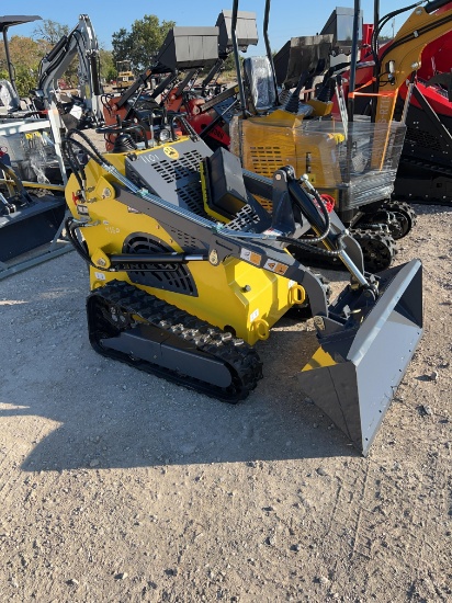 ATS Stand on Mini Skid Steer Tracked Loader Gas Powered