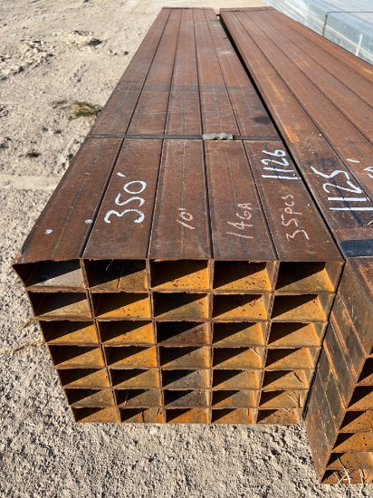 35 Pieces - 2'' x 3'' Square Tubing 10' Long - 14 Ga 350' TOTAL SOLD BY THE BUNDLE