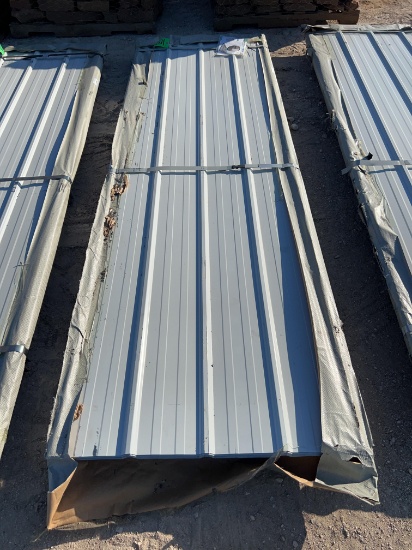50' Sheets - 10' Galvalume Roofing Sheets - White SOLD BY THE SHEET 50 TIMES THE MONEY MUST TAKE ALL