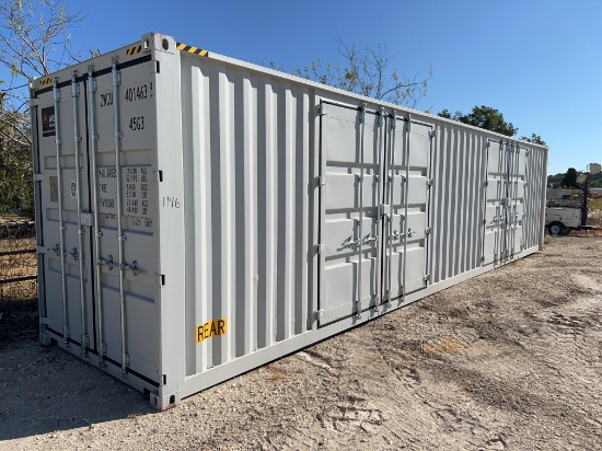40' Hi Cube Container with 2 Sets of Side Doors ZNCU4014635