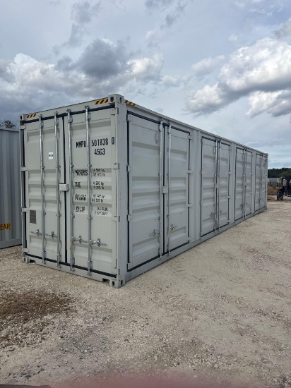 40 Hi Cube Container with 4 sets side doors. MMPU5018380