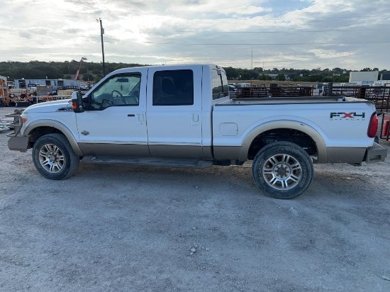 2011 Ford F 250 King Ranch Crew Cab 4x4 Automatic 6.7 Power Stroke Diesel Miles 307,732 VIN 10780