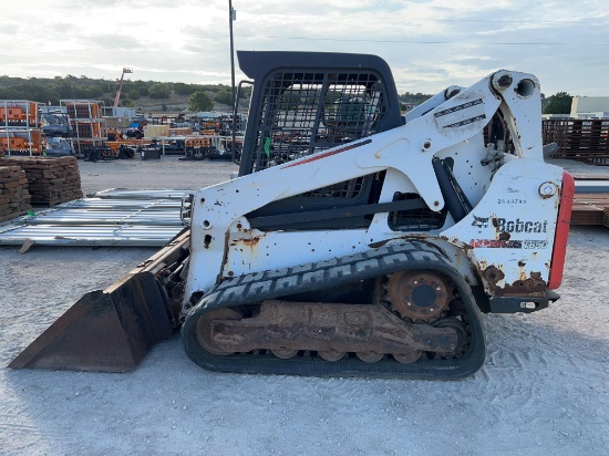 2016 Bobcat T650 Skid Steer Tracks WithBucket Open Station 4050 Hours Vin 6621 123456 Code to Start
