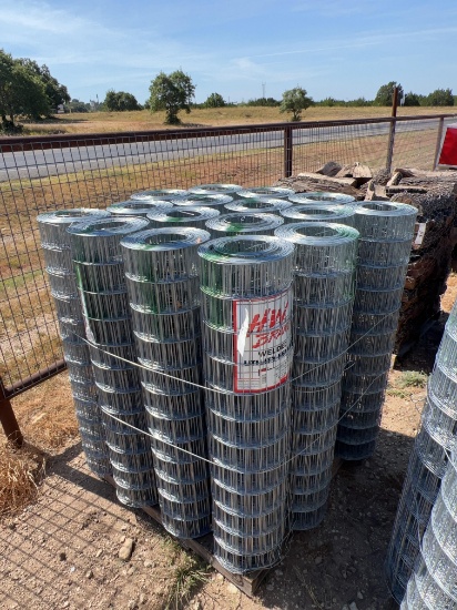 16 Rolls - HW Brand Welded Wire Fencing 48'' x 50' SOLD BY THE ROLL 16 TIMES THE MONEY MUST TAKE ALL
