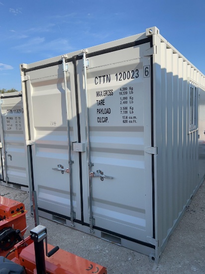 12' Container with Door and Window W 87"x 143" x 99" H CTTN1200236