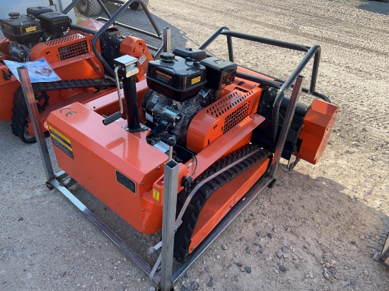 Remote Control Lawn Flail Mower - 48'' Gas Powered