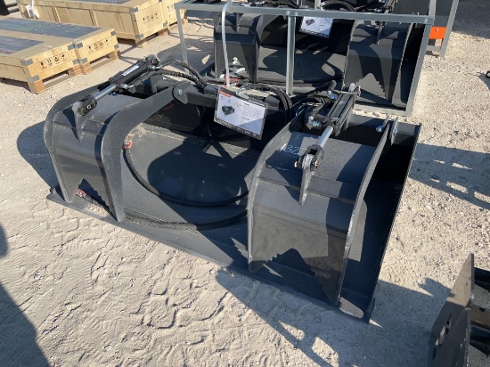 Wolverine Skid Steer Flat Bottom Grapple Bucket
