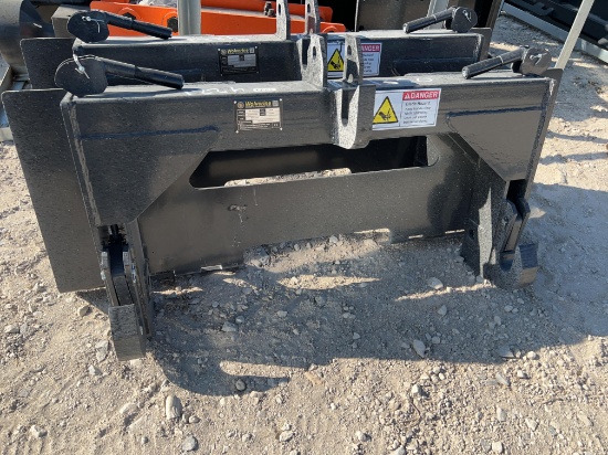 Wolverine Skid Steer to 3PT Quick Hitch SOLD ONE PER LOT